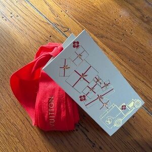 Louis Vuitton Vibrant Red Ribbon